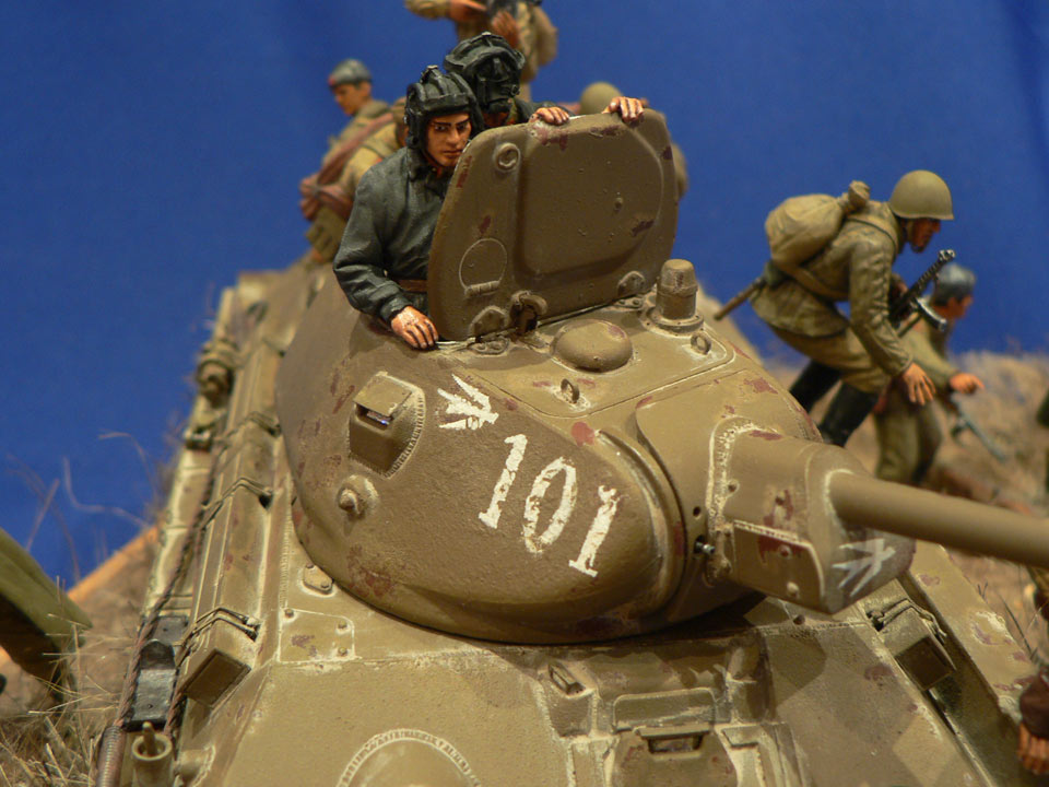 Dioramas and Vignettes: Soviet tank riders, photo #20