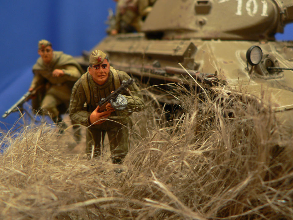 Dioramas and Vignettes: Soviet tank riders, photo #30