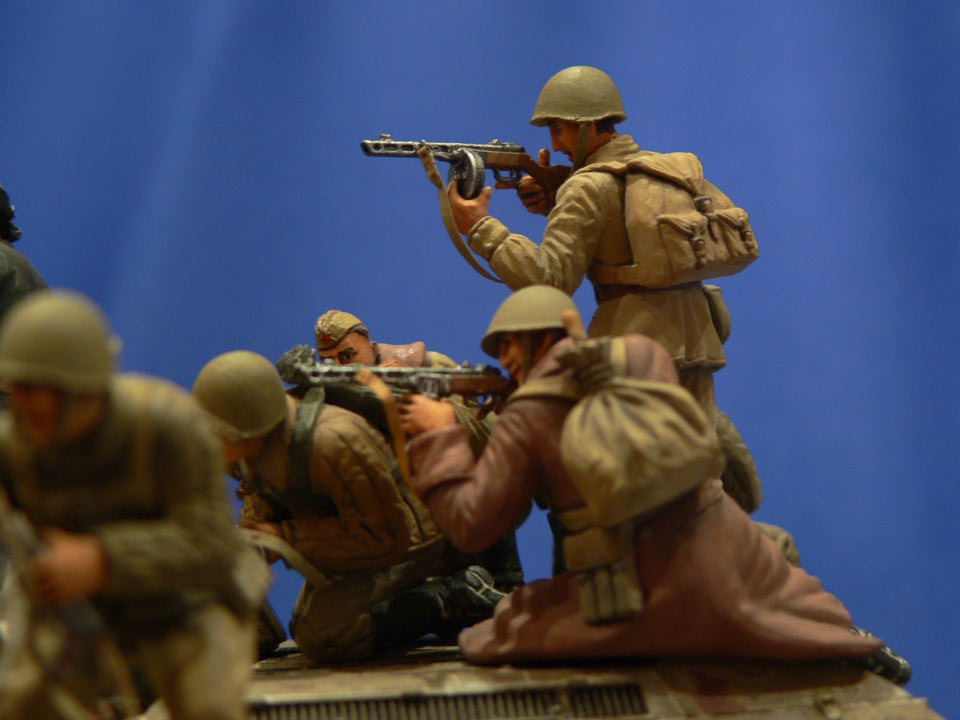 Dioramas and Vignettes: Soviet tank riders, photo #31