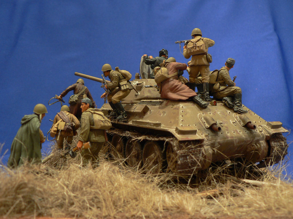 Dioramas and Vignettes: Soviet tank riders, photo #4