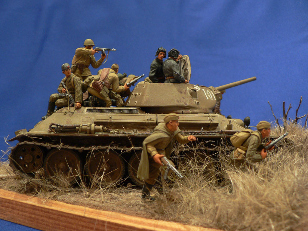 Dioramas and Vignettes: Soviet tank riders, photo #7