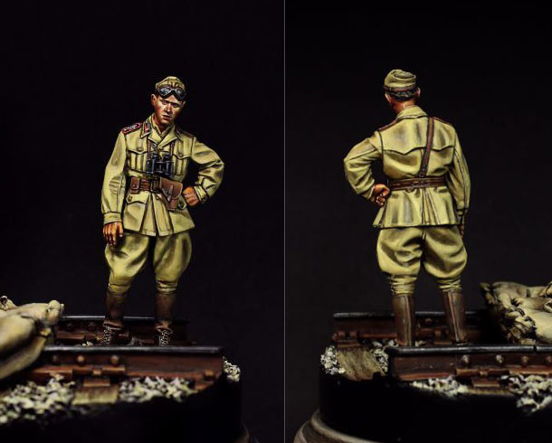 Figures: Italian tank crewman