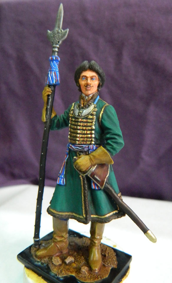 Figures: Senior officer, Preobrazhensky regt., 1698-1702, photo #2