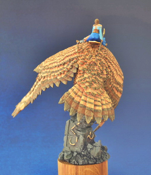 Miscellaneous: Elf on a giant eagle-owl, photo #5