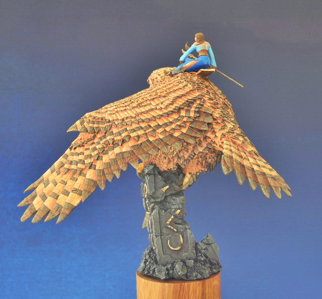 Miscellaneous: Elf on a giant eagle-owl, photo #6