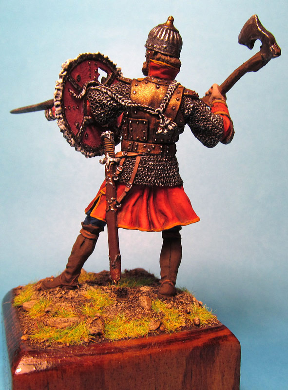 Figures: Russian warrior with tarch shield, photo #4