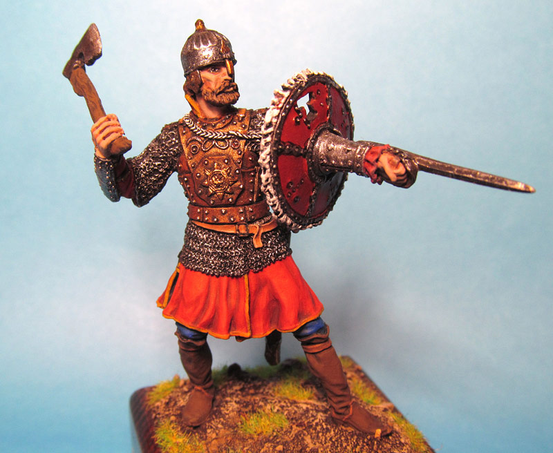 Figures: Russian warrior with tarch shield, photo #5