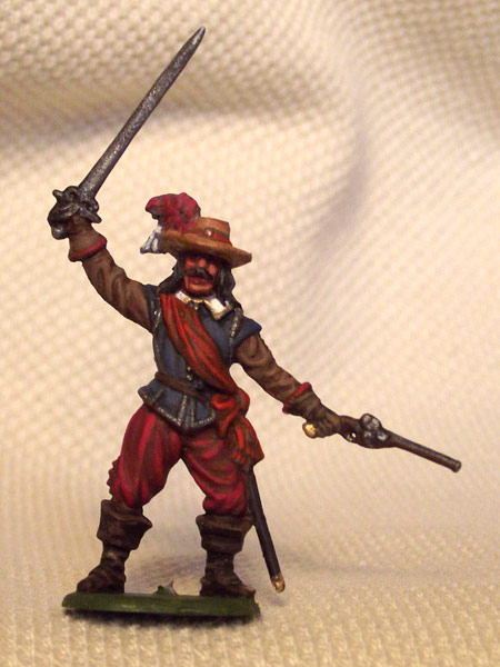Figures: Captain of musketeers. England, 1642-51, photo #1