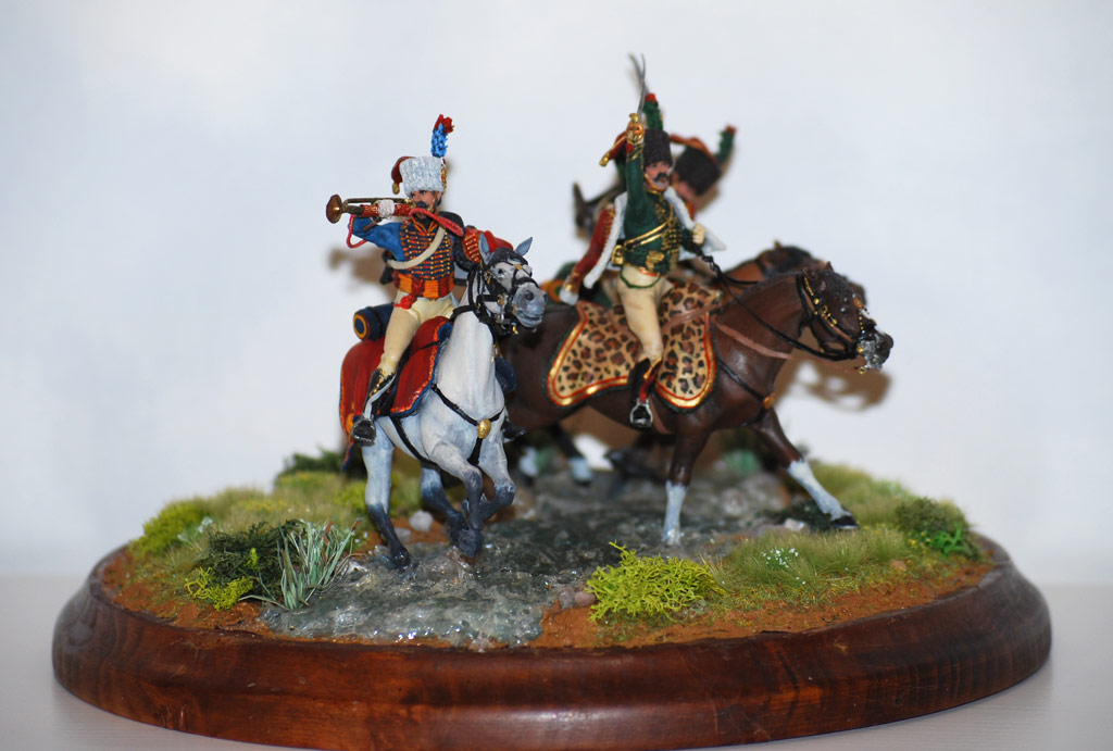 Dioramas and Vignettes: Charge of Guard Horse Chasseurs, photo #7