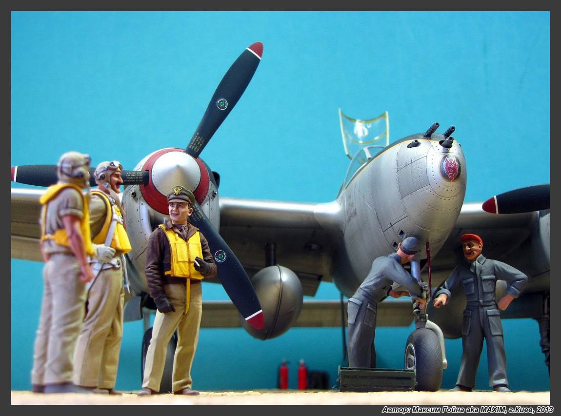Dioramas and Vignettes: Major Thomas McGuire and his Lightning, photo #10