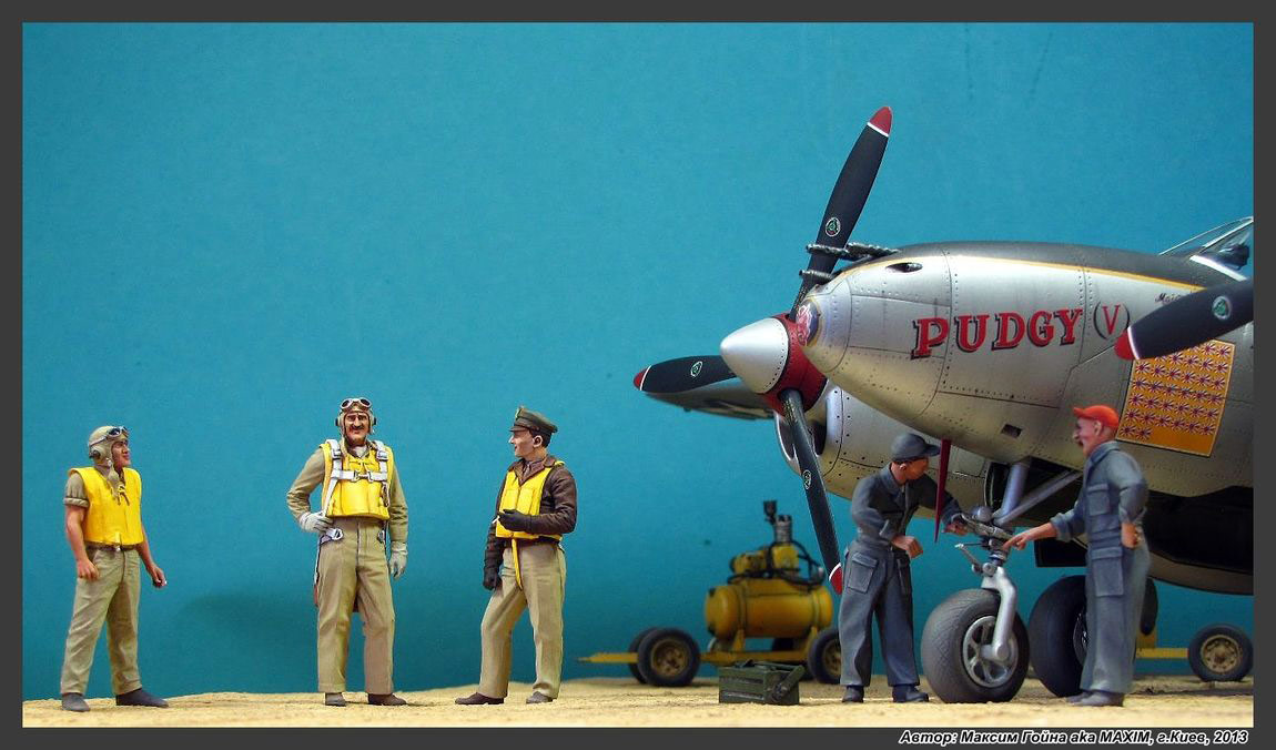 Dioramas and Vignettes: Major Thomas McGuire and his Lightning, photo #13