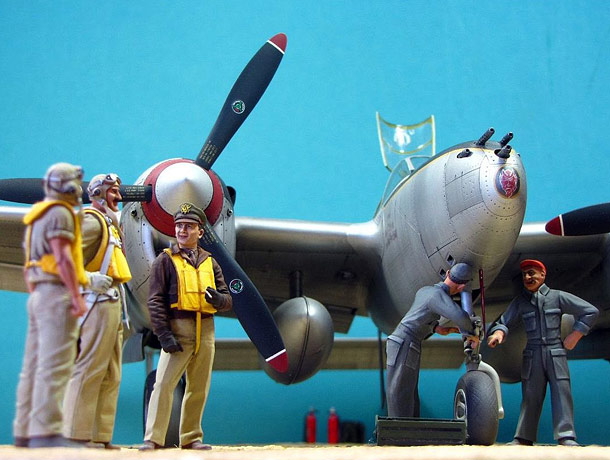 Dioramas and Vignettes: Major Thomas McGuire and his Lightning