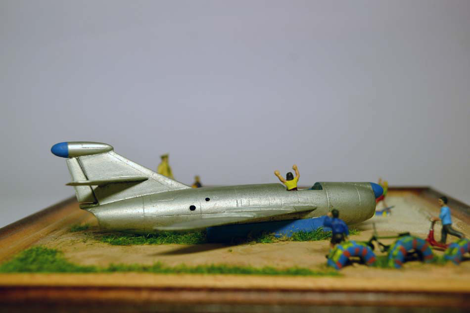 Диорамы и виньетки: Детский самолет (ракета КС-1 на детской площадке), фото #12