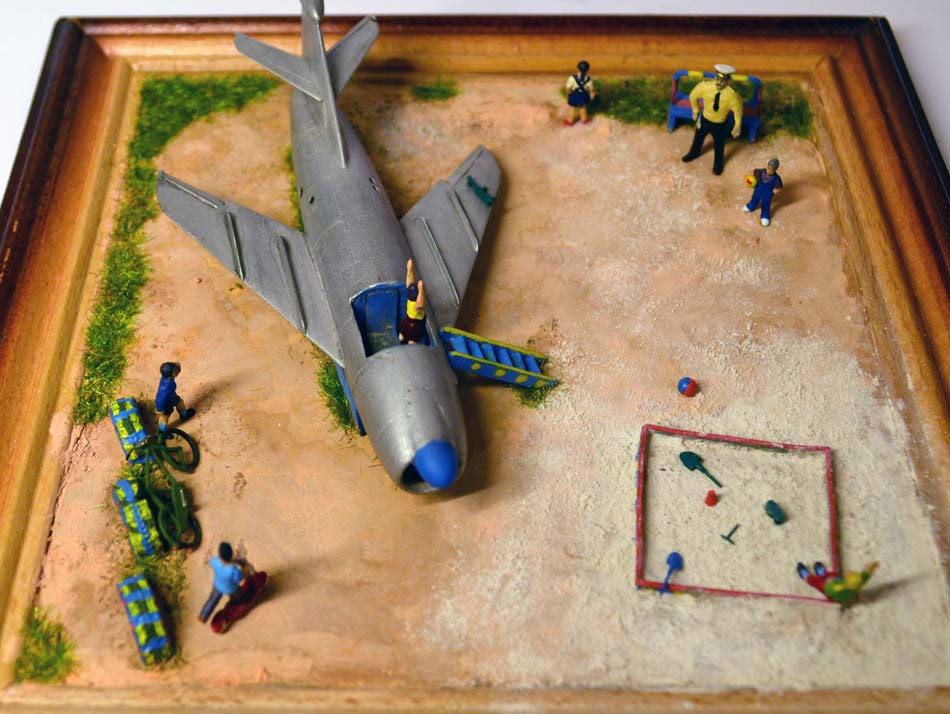Dioramas and Vignettes: Сhild's plane (KS-1 rocket on the playground), photo #6