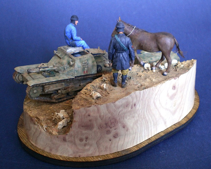 Dioramas and Vignettes: Two lonesomes. North Africa, 1942, photo #2