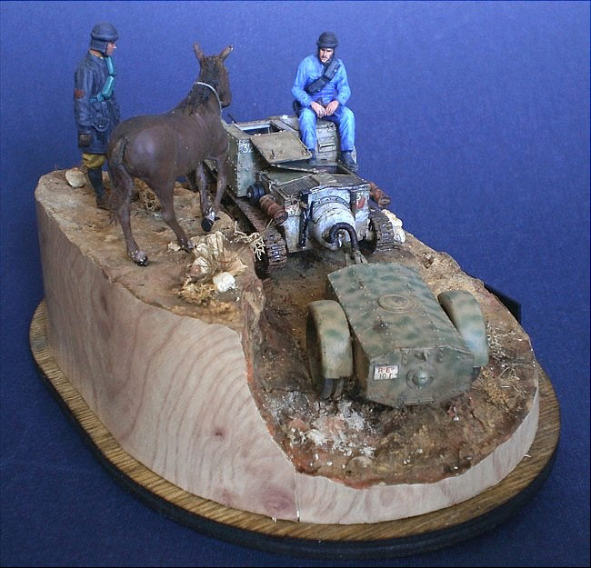 Dioramas and Vignettes: Two lonesomes. North Africa, 1942, photo #3