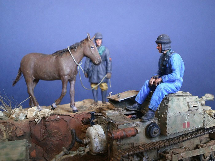 Dioramas and Vignettes: Two lonesomes. North Africa, 1942, photo #4