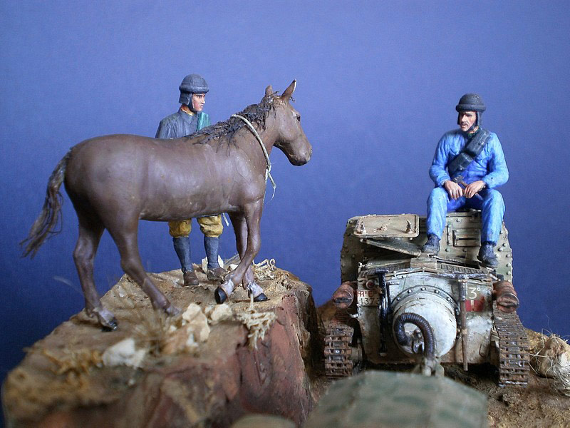 Dioramas and Vignettes: Two lonesomes. North Africa, 1942, photo #6