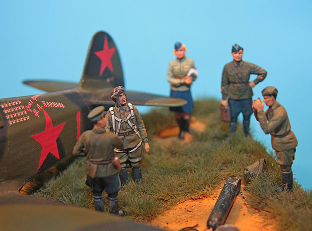 Dioramas and Vignettes: Photo for the «Red Star» newspaper
