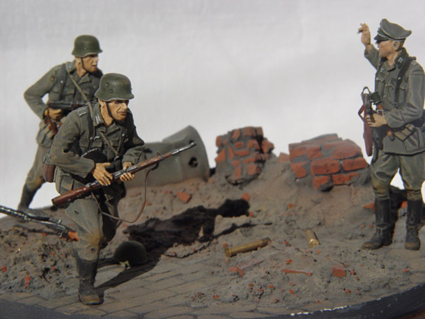Диорамы и виньетки: Немецкая пехота, Сталинград