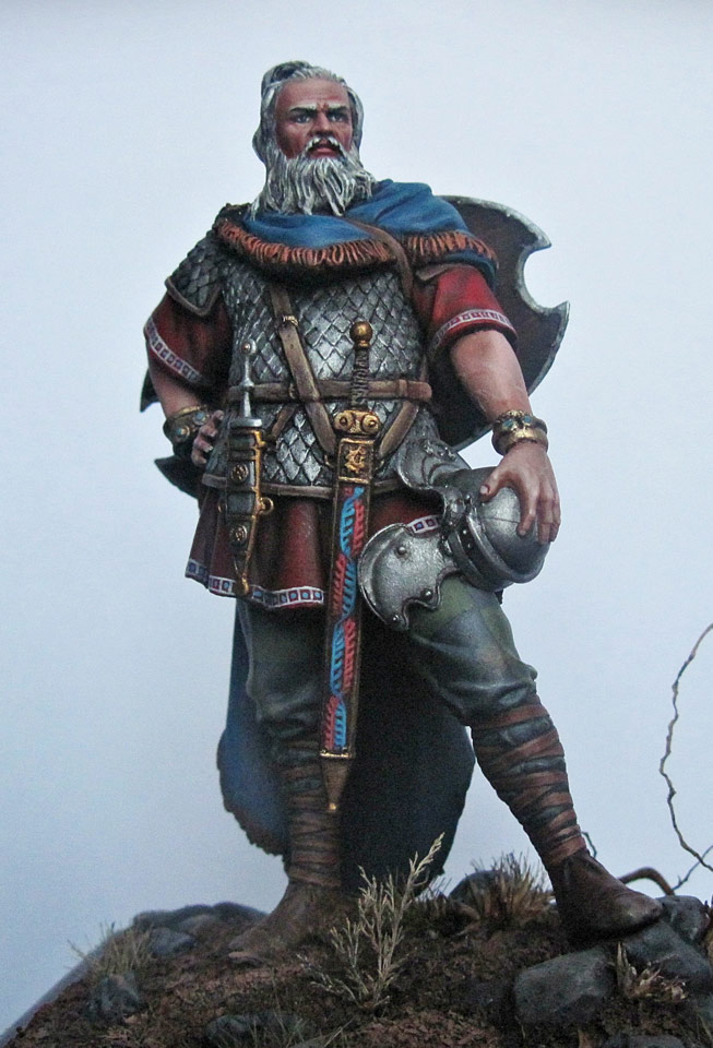Figures: Germanic warrior, photo #1