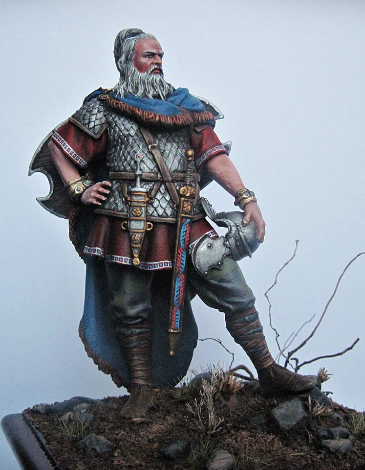 Figures: Germanic warrior, photo #2