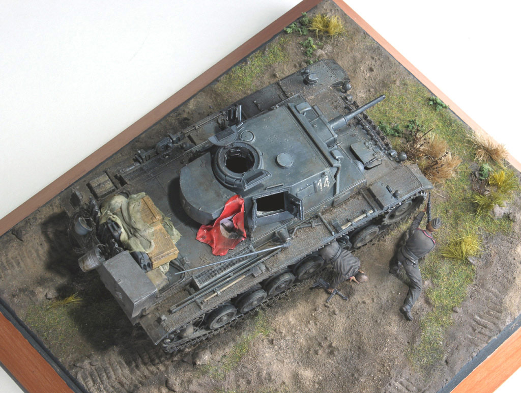 Dioramas and Vignettes: Evacuation from the knocked out Panzer, photo #6