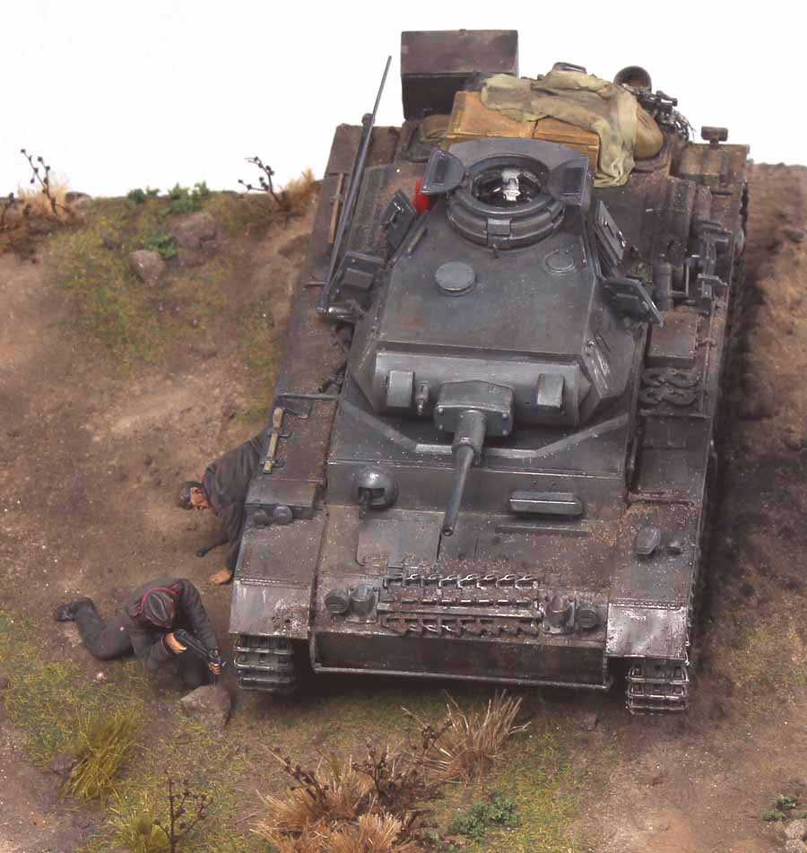 Диорамы и виньетки: Эвакуация из подбитого танка, фото #8