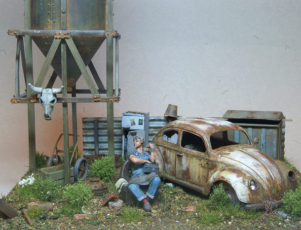 Dioramas and Vignettes: Rosie & the Beetle