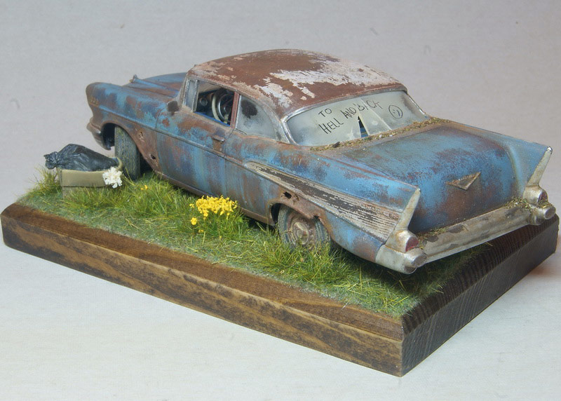 Dioramas and Vignettes: Chevy 57 Sport Cupe, photo #12