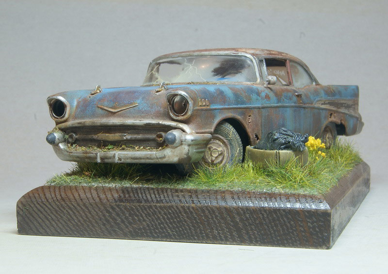 Dioramas and Vignettes: Chevy 57 Sport Cupe, photo #4