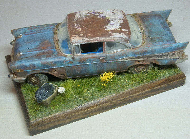 Dioramas and Vignettes: Chevy 57 Sport Cupe, photo #6