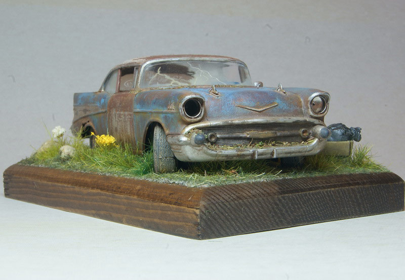 Dioramas and Vignettes: Chevy 57 Sport Cupe, photo #7