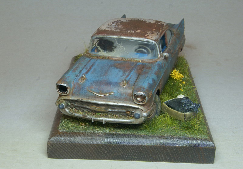 Dioramas and Vignettes: Chevy 57 Sport Cupe, photo #8