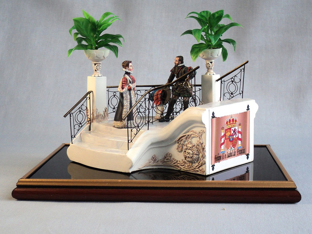 Dioramas and Vignettes: Philip II of Spain and Elisabeth of Valois, photo #1