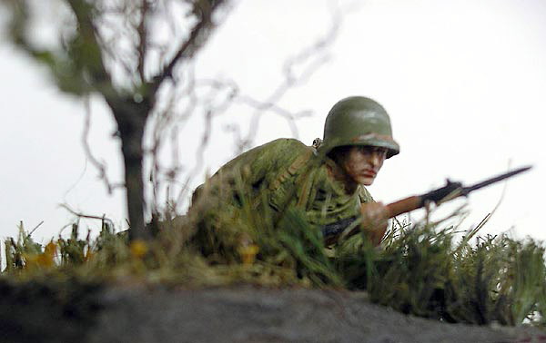 Dioramas and Vignettes: In Ambush. D-Day, 02.00, photo #4