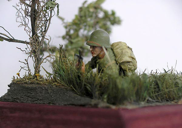 Dioramas and Vignettes: In Ambush. D-Day, 02.00, photo #5