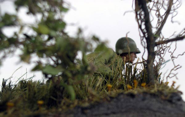 Dioramas and Vignettes: In Ambush. D-Day, 02.00, photo #7