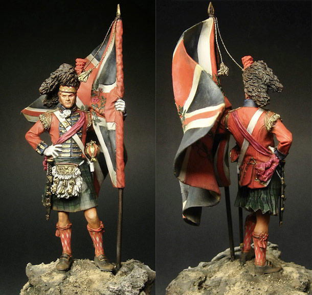 Figures: Highlander, 42nd regt.