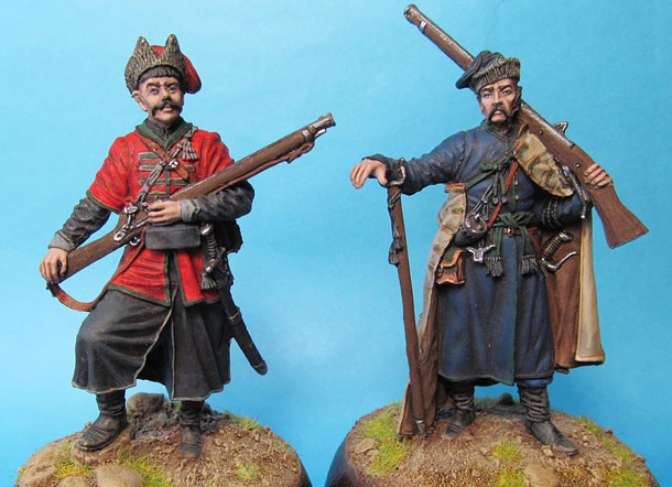 Figures: Ukrainian cossacks, XVII cent.