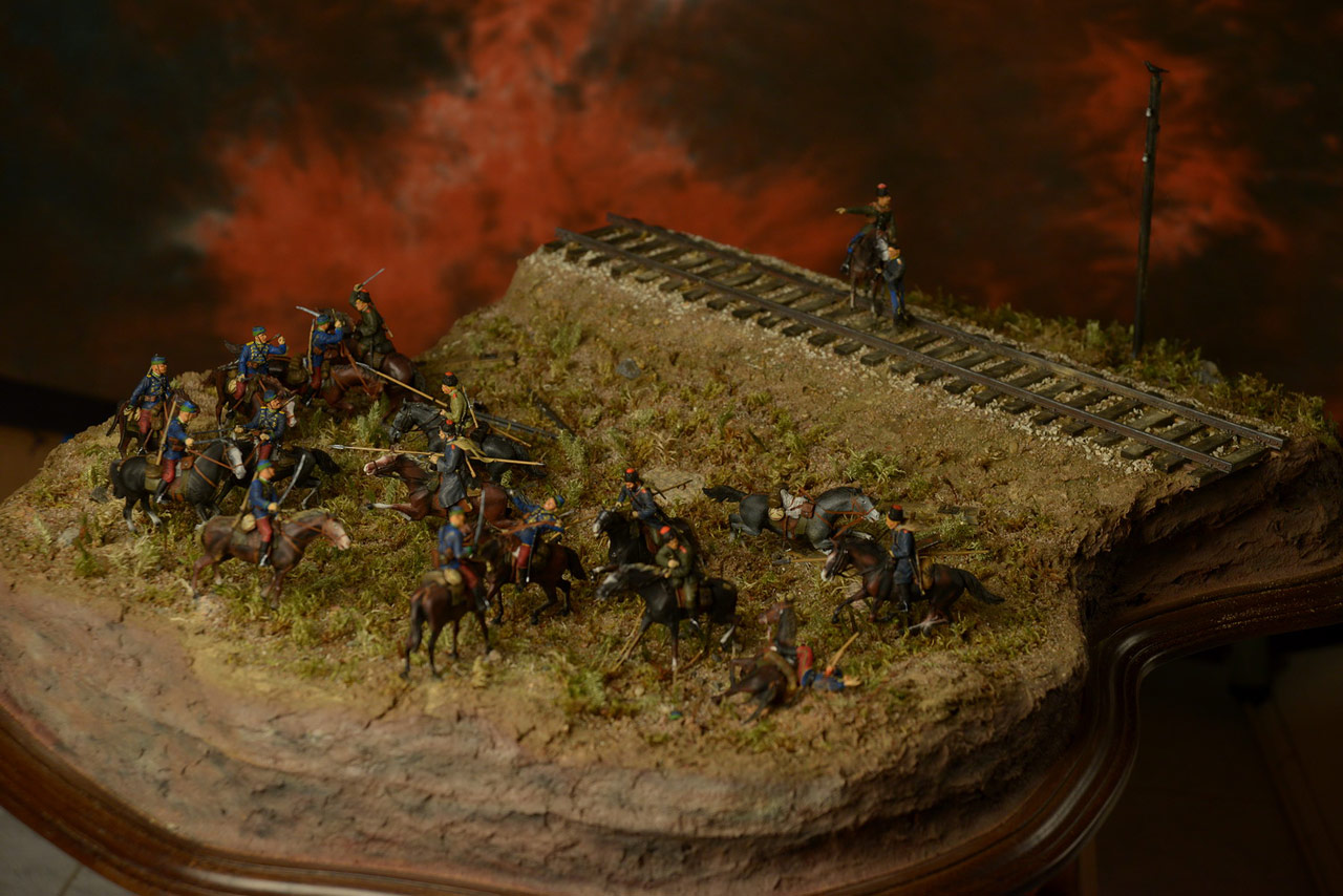 Dioramas and Vignettes: The skirmish near Wafangou, photo #1