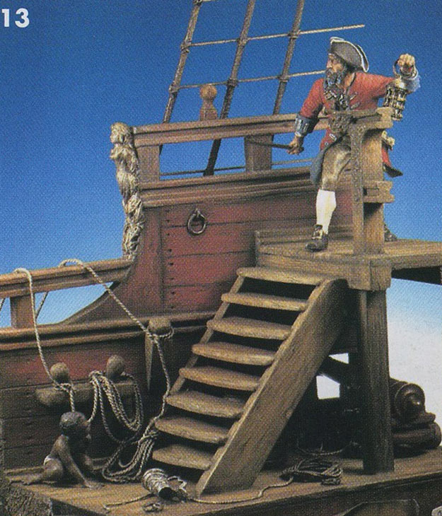 Диорамы и виньетки: Пиратский корабль, фото #4