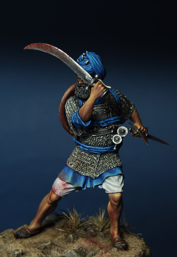 Figures: Akali warrior, India, 18-19th cent., photo #1