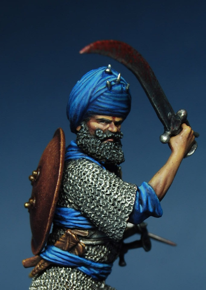 Figures: Akali warrior, India, 18-19th cent., photo #10