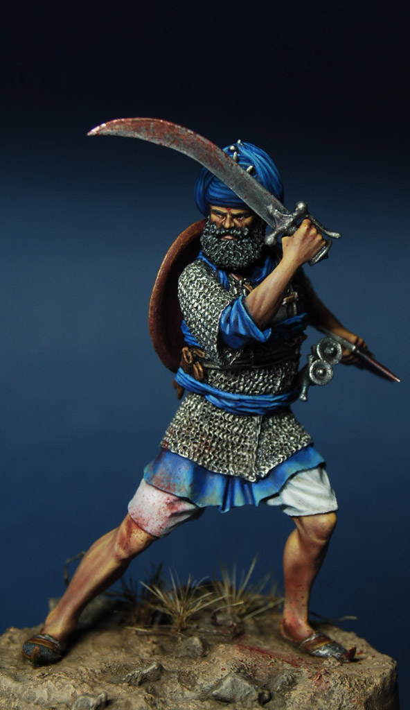 Figures: Akali warrior, India, 18-19th cent., photo #3