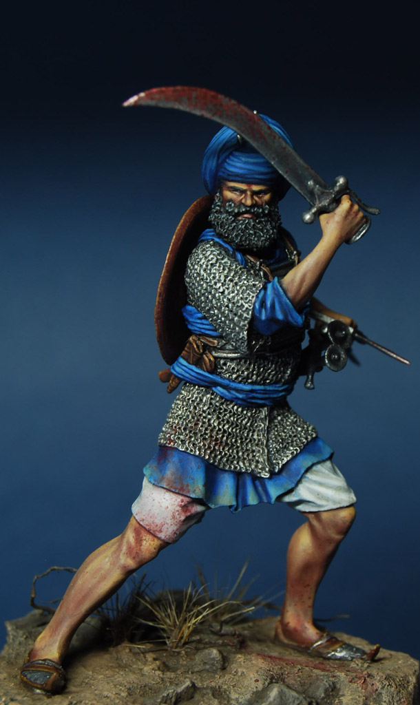 Figures: Akali warrior, India, 18-19th cent., photo #4