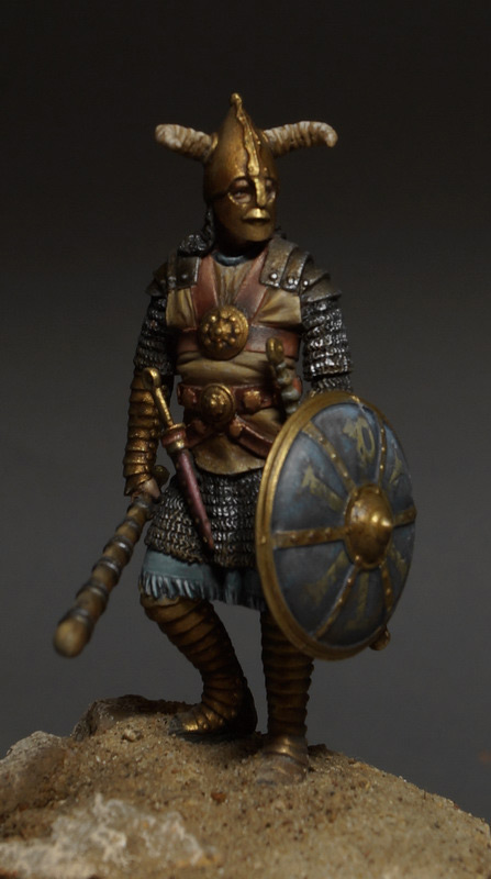 Figures: Sasanian warrior, photo #2