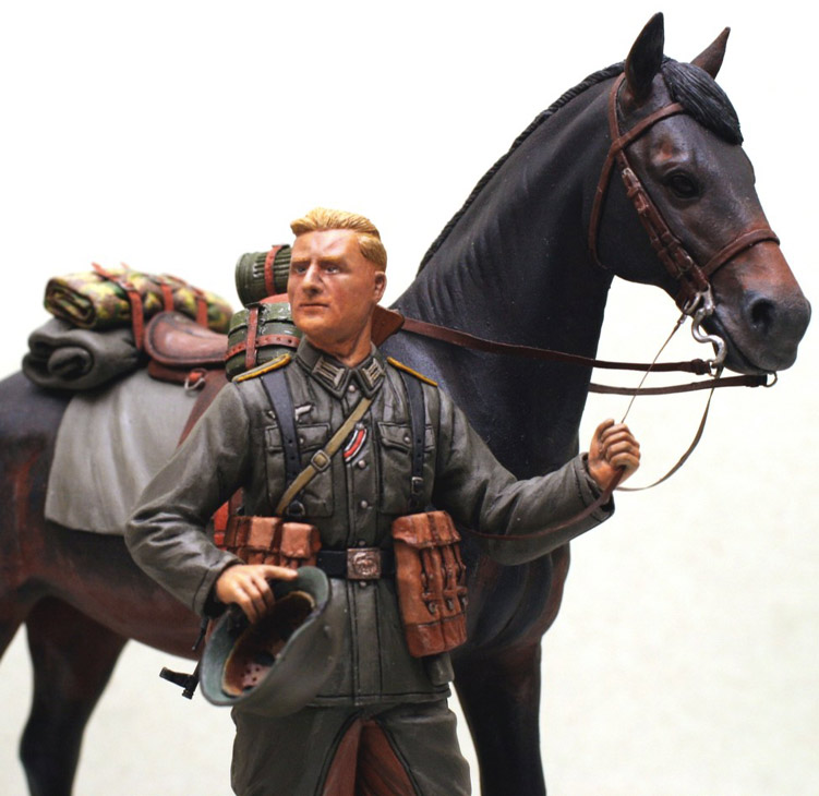 Диорамы и виньетки: Немецкий кавалерист, фото #5
