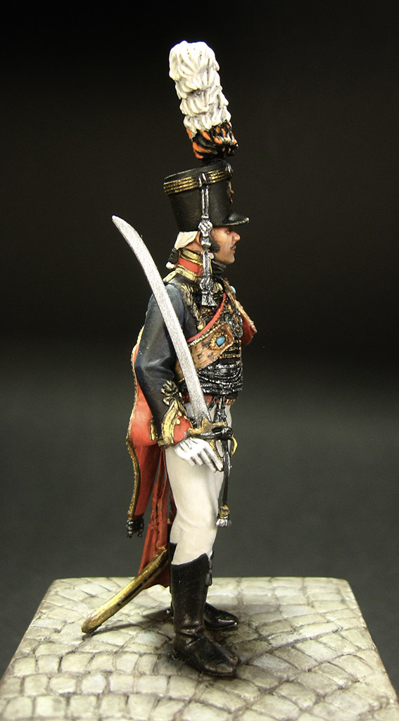 Figures: Chief officer, Leib Guard hussars regt., Russia 1803, photo #8