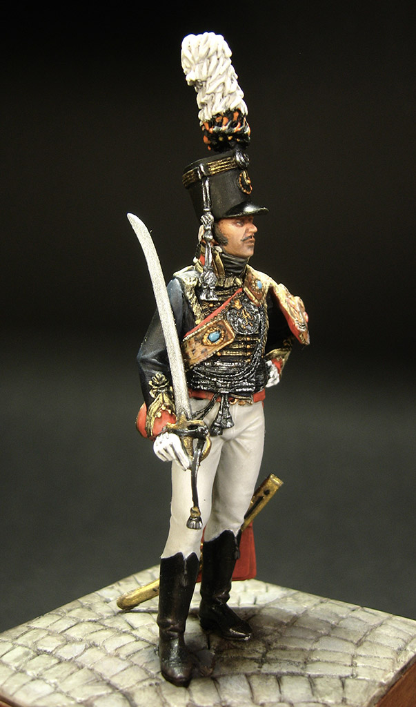 Figures: Chief officer, Leib Guard hussars regt., Russia 1803, photo #9
